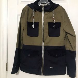 Small cargo jacket men green navy project